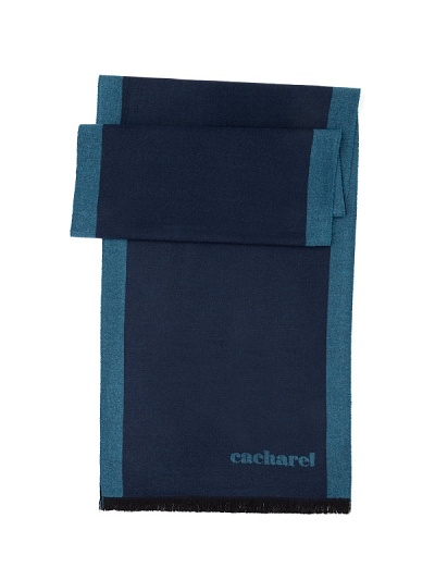 Шарф из вискозы с контрастной окантовкой - A051SZ0DHATKSK23-VIS1 Шарф муж. (250)