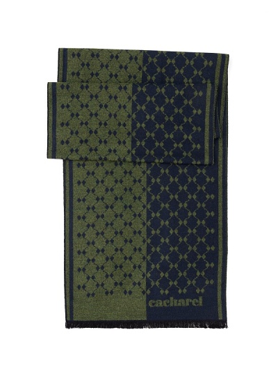 Шарф с геометрическим узором - A051SZ0DHATKSK23-VIS5 Шарф муж. (700)