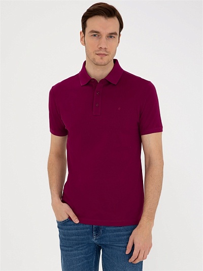 Футболка-поло из ткани пике - G051SZ0110CT21 Футболка муж. (VR023, M)