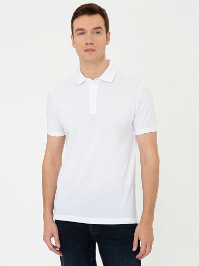 Футболка-поло из ткани пике - G051SZ0110CT Футболка муж. (VR013, XL)