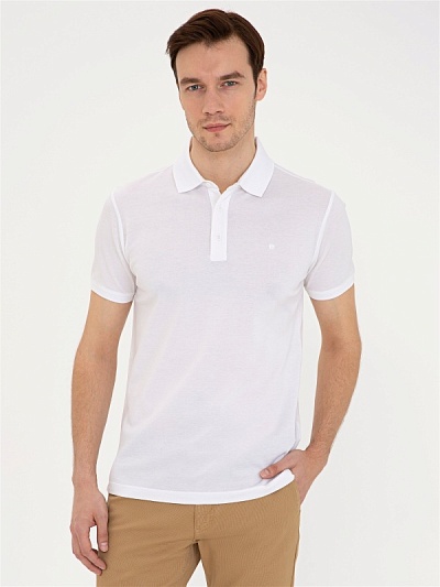 Футболка-поло из ткани пике - G051SZ0110CT21 Футболка муж. (VR013, L)