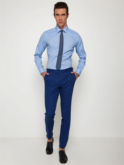 Рубашка классическая приталенная - G051SZ0040SETAHAİ Сорочка муж. (VR036, 38)