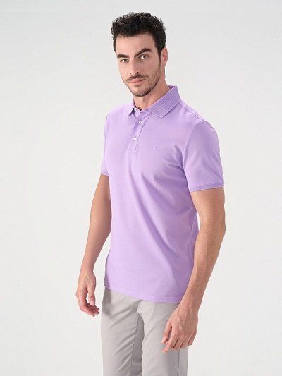 Футболка-поло из ткани пике - G051SZ0110PINO Футболка муж. (VR034, S)