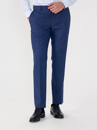 Брюки классические из шерсти зауженные - G051SZ0030OLIVER/P Брюки муж. (VR059, 46, 6)