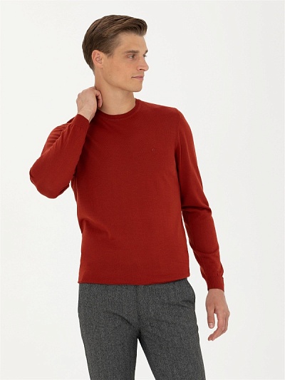 Джемпер из смесовой шерсти - G051SZ0TK0ELO Кофта муж. (VR206, L)