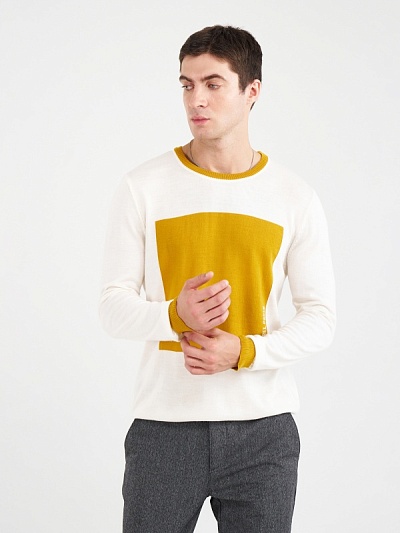 Джемпер из смесовой шерсти - G051SZ0TK0ZENIA Кофта муж. (VR094, 3XL)