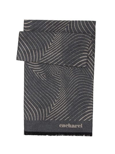 Шарф из вискозы с узором - A051SZ0DHATKSK23-VIS3 Шарф муж. (591)