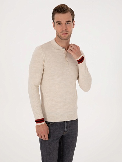 Джемпер с отложным воротником - G051SZ0TK0ORDINO Кофта муж. (VR019, L)