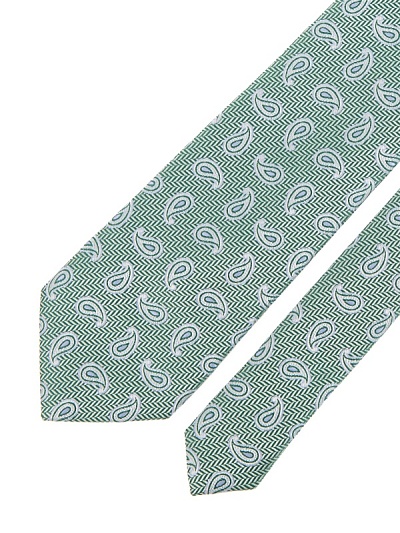 Галстук жаккардовый с узором пейсли - A051SZ0900IYEK15-P Галстук муж. (700)