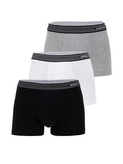 Трусы-боксеры 3 шт - I051SZ0ITBXR1320_IY25 Нижнее белье муж. (999, XL)