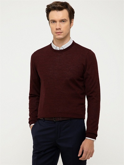 Джемпер из смесовой шерсти - G051SZ0TK0ELO Кофта муж. (VR014, M)