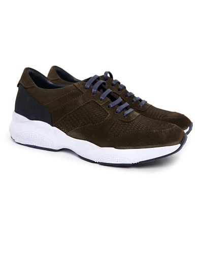 Кроссовки замшевые комбинированные - S051SZ033EVAY8B020 Обувь муж. (790, 41)