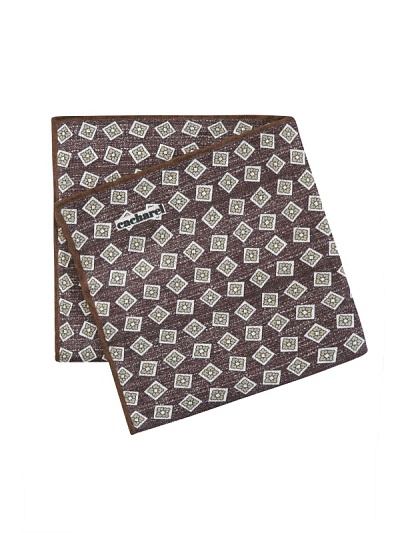 Платок нагрудный льняной с узором - A051SZ0900IY25_KTN1 Галстук муж. (400)