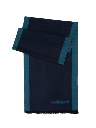 Шарф из вискозы с контрастной окантовкой - A051SZ0DHATKSK24_VIS1 Шарф муж. (200)