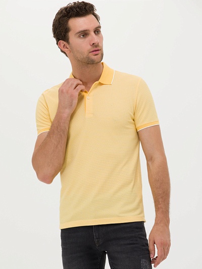 Футболка-поло текстурная - G051SZ0110KEZU Футболка муж. (VR044, M)