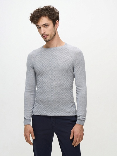 Джемпер из смесовой шерсти - G051SZ0TK0JUMP Кофта муж. (VR001, L)