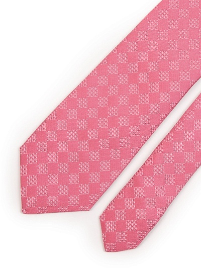 Галстук жаккардовый из шелка с узором - A051SZ0900IY21IPKK7 Галстук муж. (950)