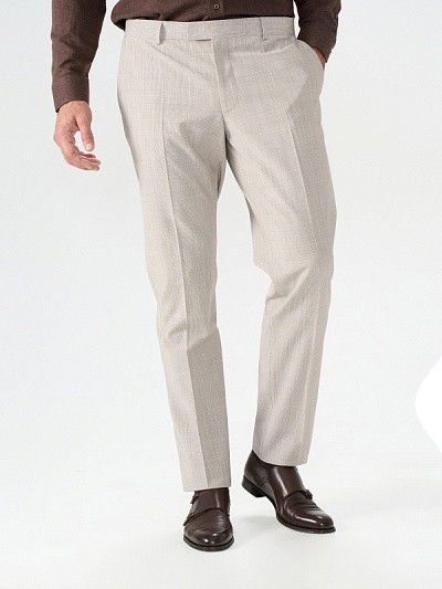 Брюки классические с добавлением шерсти зауженные - G051SZ0030WIOR/P Брюки муж. (VR011, 56, 6)