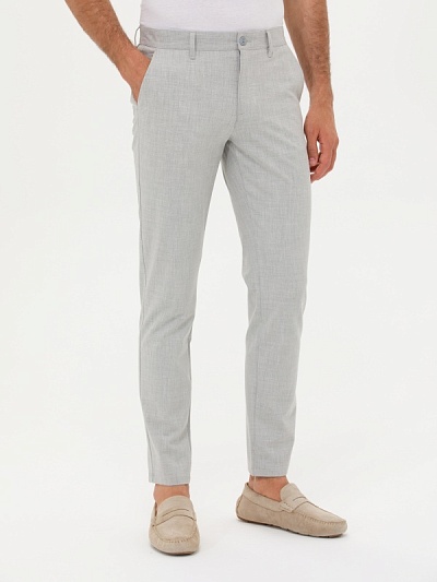 Брюки повседневные зауженные - G051SZ0780CESAR Брюки муж. (VR001, 34, 32)