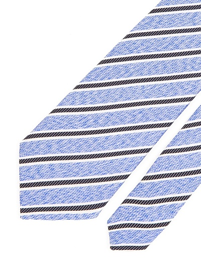 Галстук жаккардовый из шелка в полоску - A051SZ090KA1Y8KI31 Галстук муж. (310)