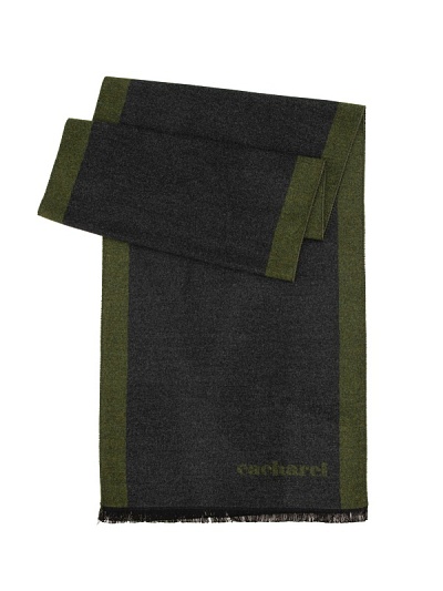 Шарф из вискозы с контрастной окантовкой - A051SZ0DHATKSK24_VIS1 Шарф муж. (700)