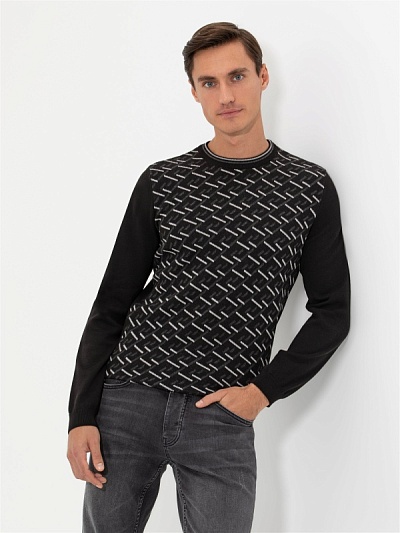 Джемпер трикотажный - G051SZ0TK0LEJULY Кофта муж. (VR046, S)