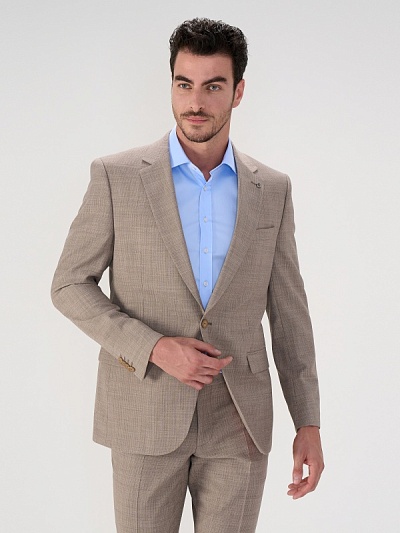 Пиджак из смесовой шерсти - 