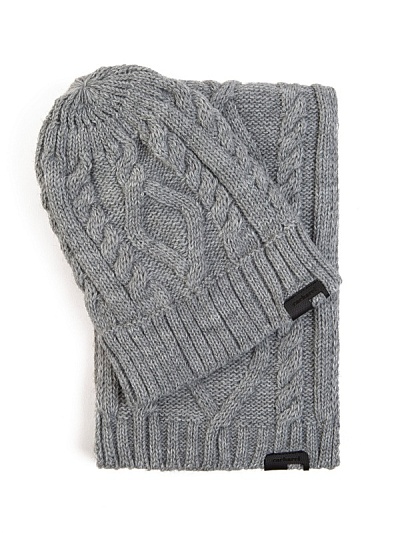 Комплект из шапки и шарфа - A051SZ0DH0SK20-TKM-ORGUAKR Шарф муж. (100)