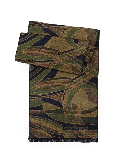 Шарф из вискозы с узором - A051SZ0DHATKK22VIS2 Шарф муж. (700)