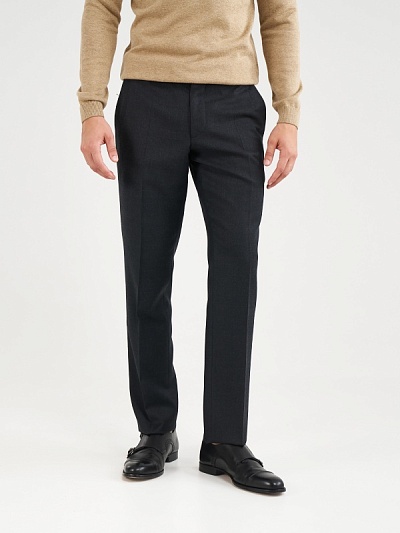 Брюки классические из смесовой шерсти зауженные - G051GL0030NEW_VALTUMA/P Брюки муж. (VR046, 48, 6)