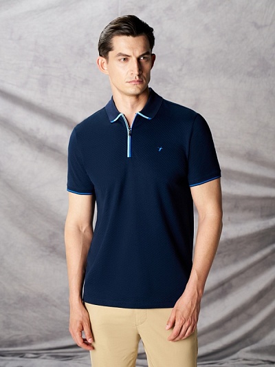 Футболка-поло трикотажная с воротником на молнии - G051SZ0110OWEN Футболка муж. (VR033, 2XL)