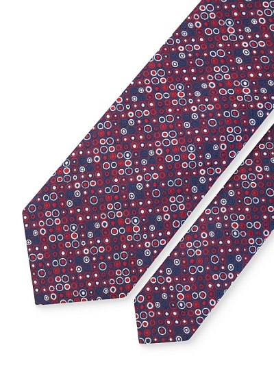 Галстук жаккардовый с узором - A051SZ090KA1K22MIC6 Галстук муж. (900)