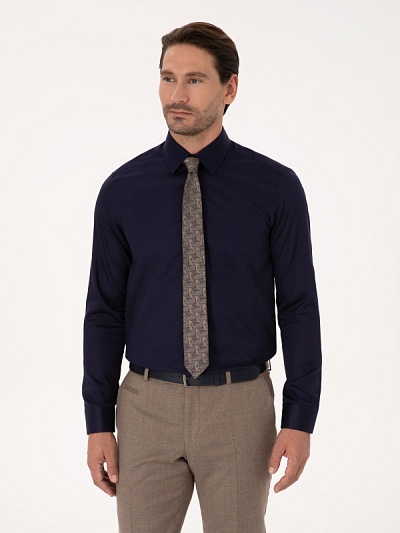 Рубашка классическая приталенная - G051SZ0040NONAX_25K Сорочка муж. (VR033, 42)