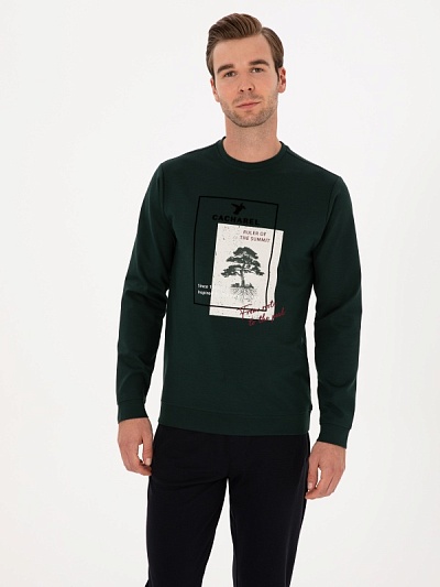 Свитшот с принтом - G051SZ0820WHITE Толстовка муж. (VR079, XL)