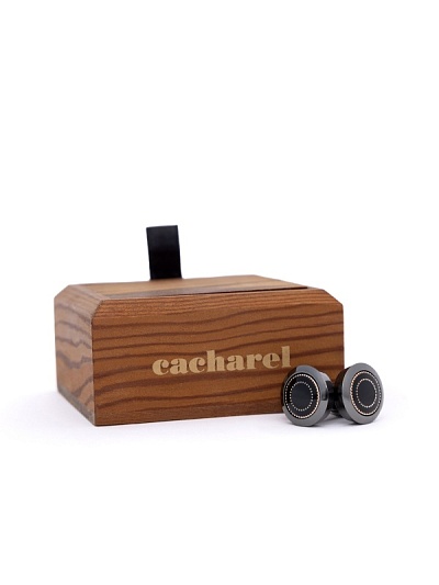 Запонки круглые - A051SZ053KD1IY23KDC1 Запонки муж. (049)