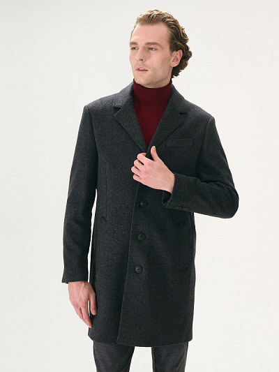Пальто из шерсти с добавлением кашемира - G051SZ0050DECOYAN23K-R Пальто муж. (VR006, 48)