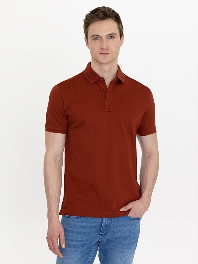 Футболка-поло из ткани пике - G051SZ0110CT Футболка муж. (VR031, S)