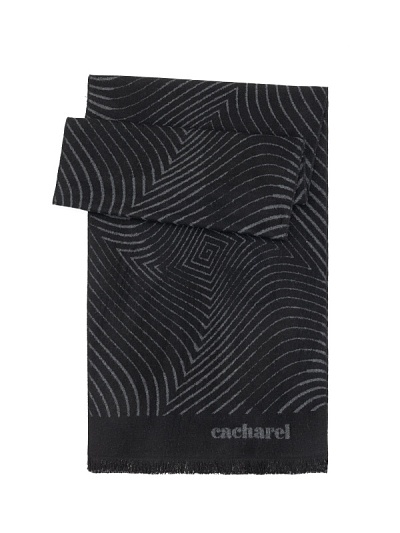 Шарф из вискозы с узором - A051SZ0DHATKSK23-VIS3 Шарф муж. (001)