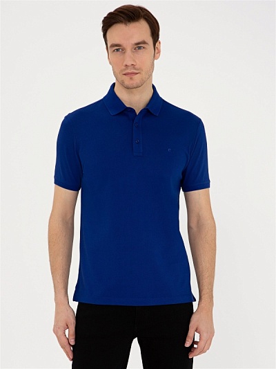 Футболка-поло из ткани пике - G051SZ0110CT21 Футболка муж. (VR045, M)