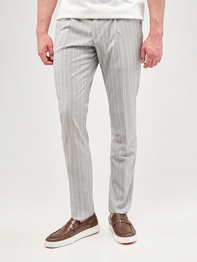 Брюки классические шерстяные зауженные - G051SZ0030ELANIRU_P Брюки муж. (VR001, 58, 6)