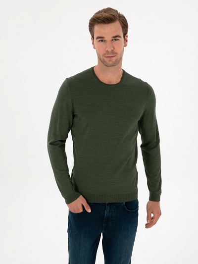 Джемпер с добавлением шерсти - G051SZ0TK0ELO_25K Кофта муж. (VR027, 3XL)