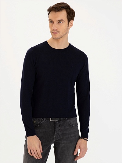 Джемпер из шерсти - G051SZ0TK0MEGO Кофта муж. (VR033, S)