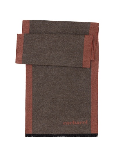 Шарф из вискозы с контрастной окантовкой - A051SZ0DHATKSK23-VIS1 Шарф муж. (590)