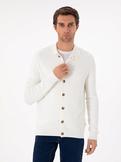 Кардиган на пуговицах сиз смесовой шерсти - G051SZ0TH0TOULON Кардиган муж. (VR019, M)