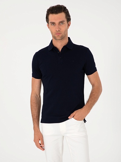 Футболка-поло из ткани пике - G051SZ0110CT_25Y Футболка муж. (VR033, XL)