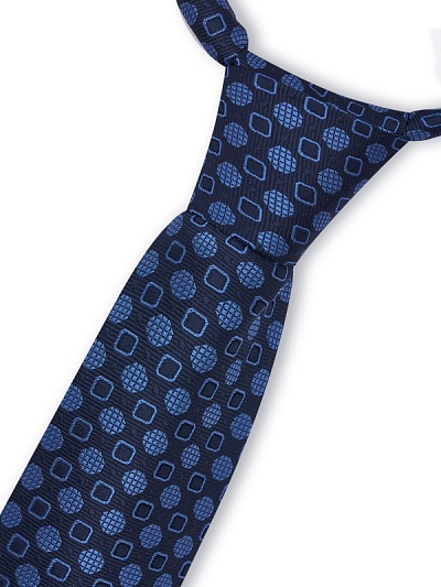 Галстук жаккардовый с геометрическим узором - A051SZ090MICSK023-MICKRVT5 Галстук муж. (300)