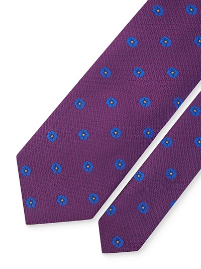 Галстук жаккардовый с узором - A051SZ090KA1K22MIC11 Галстук муж. (370)