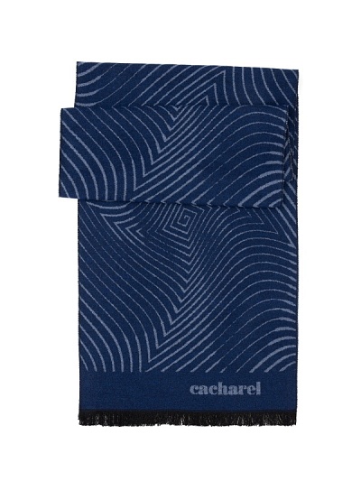 Шарф из вискозы с узором - A051SZ0DHATKSK23-VIS3 Шарф муж. (300)