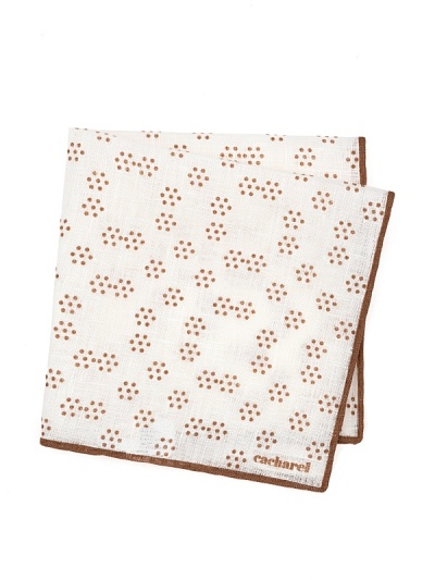 Платок нагрудный льняной с узором - A051SZ0900IY24_KTN1 Платок муж. (591)