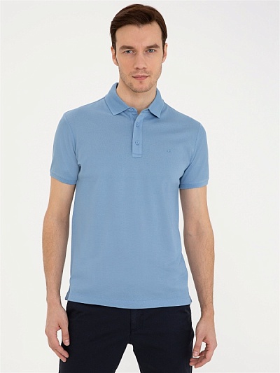 Футболка-поло из ткани пике - G051SZ0110CT21 Футболка муж. (VR003, M)